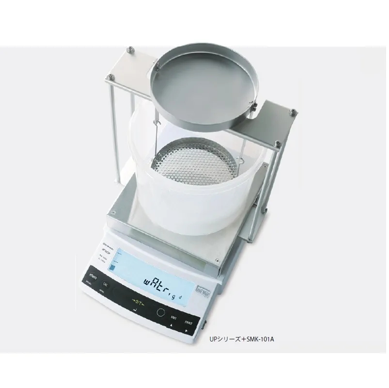 島津製作所 比重測定装置 UP623X+SMK-102：校正分銅内蔵型・S321-74600-04+S321-60576-12