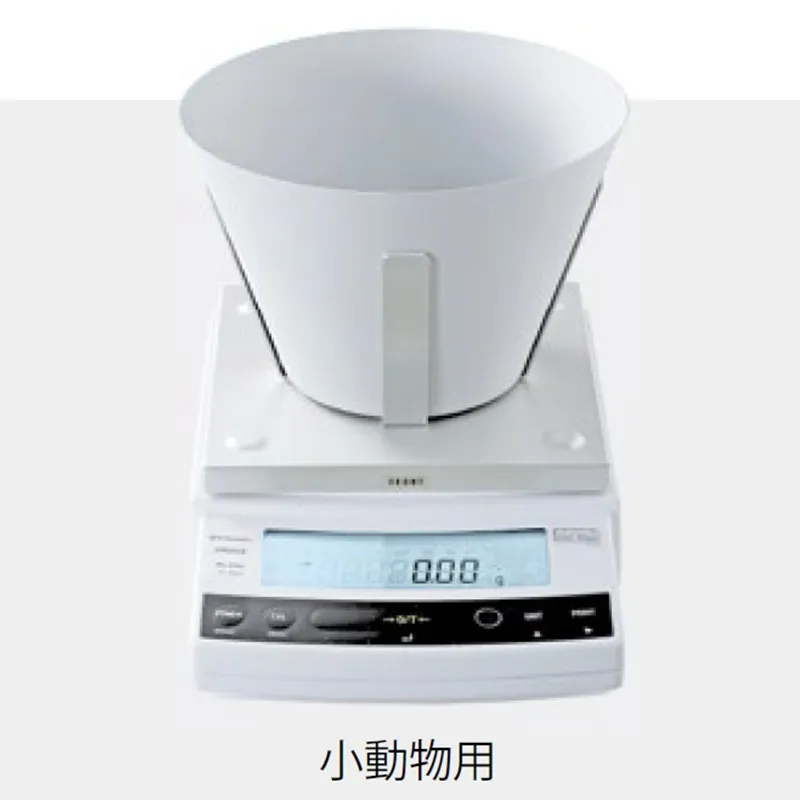 ㈱島津製作所 動物天びん UP8201Y+小動物用皿：天びん大皿タイプ・S321-74600-39+S321-62150-51