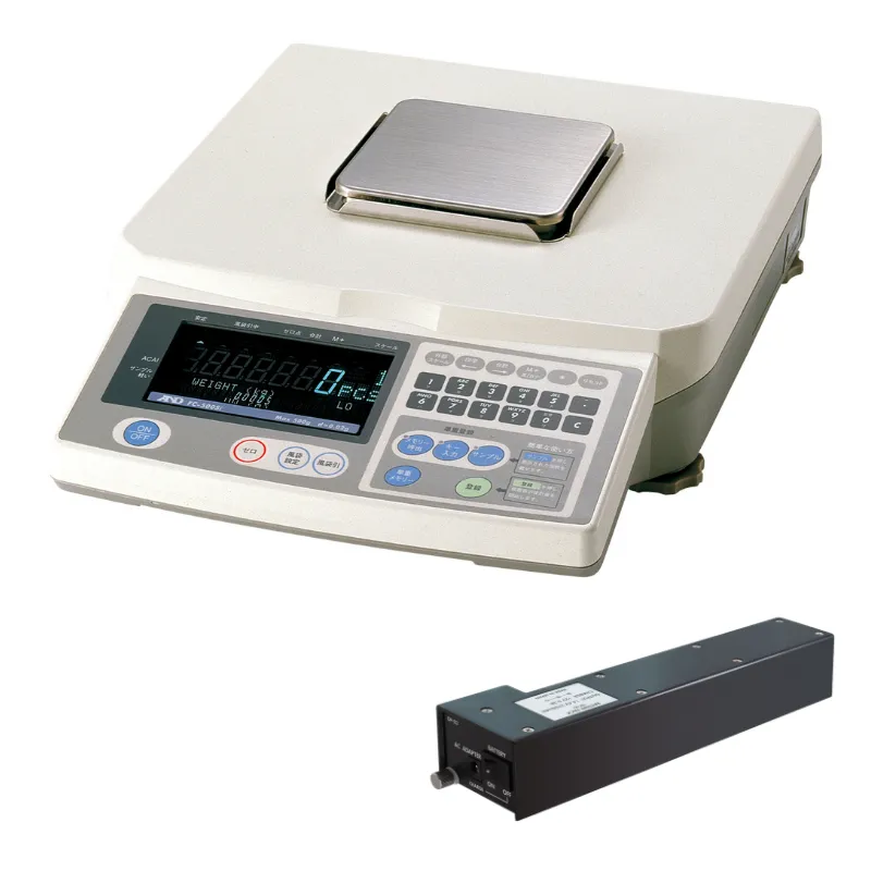 A&D カウンティングスケール FC-500Si：内蔵バッテリ付き