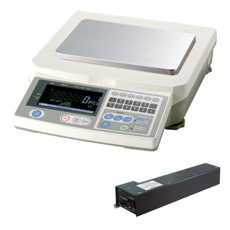 A&D カウンティングスケール FC-500i：内蔵バッテリ付き