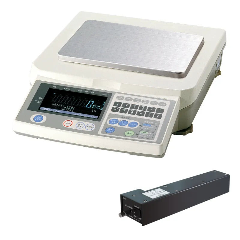 A&D カウンティングスケール FC-1000i：内蔵バッテリ付き