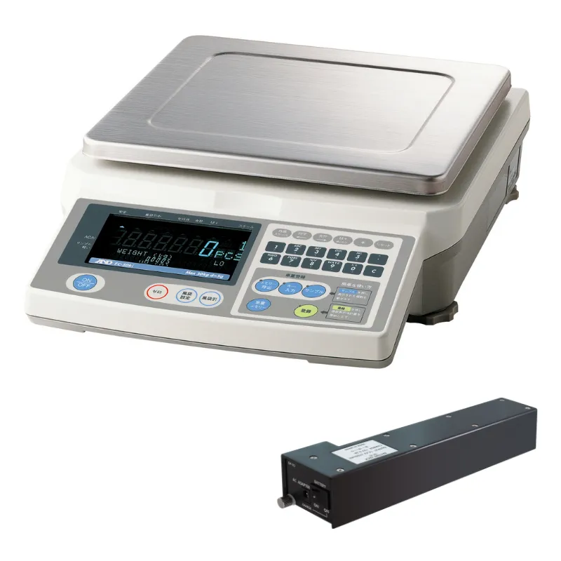 A&D カウンティングスケール FC-30Ki：内蔵バッテリ付き