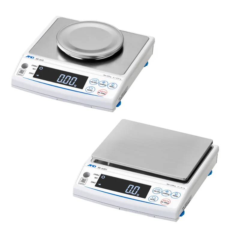 A&D コンパクト電子天秤 A&DEqua EKシリーズ｜最小表示0.01g～1g ひょう量122g～12200g