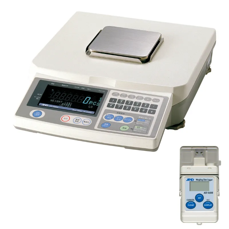 A&D カウンティングスケール FC-Si / iシリーズ：計量データロガー付き｜最小表示0.02g～5g ひょう量0.5kg～50kg