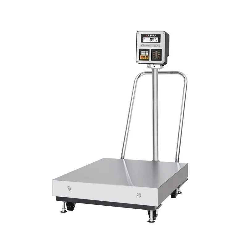A&D 検定付 本質安全防爆大型台はかり HV-300KCEPB-K：取手/キャスター付き (地域番号3)　出荷時一般校正証明書付