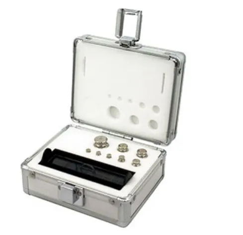 ＯＩＭＬ型校正分銅セット：F１級　合計５kg(２kg～１g)：AD1605-5KF1