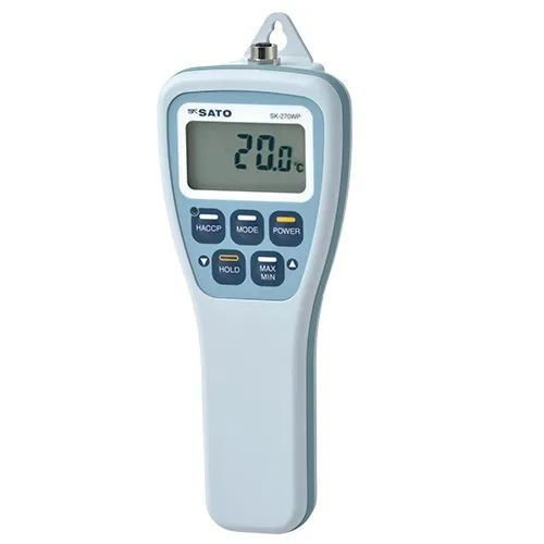 防水型デジタル温度計 ＳＫ-２７０ＷＰ-Ｂ：指示計のみ