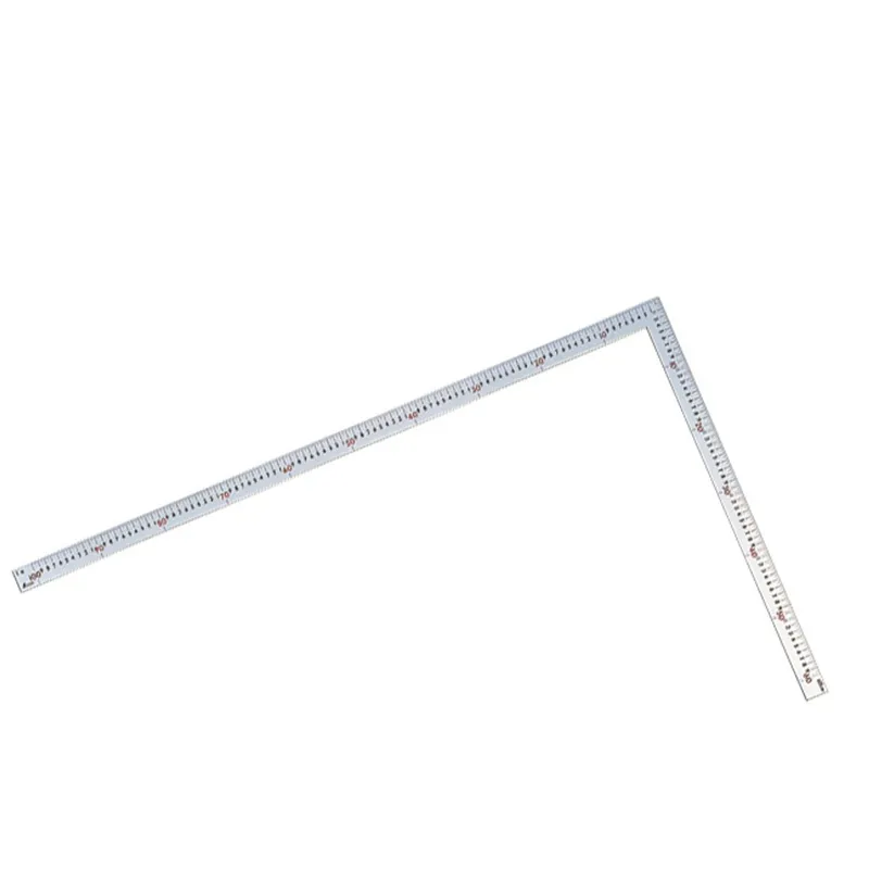 シンワ測定㈱ ６３４００：曲尺 大金 普及型 シルバー １m×６０cm 表裏同目：赤数字入