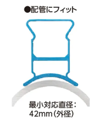 【配管にフィット：勾配用一管式】BLUE LEVEL
