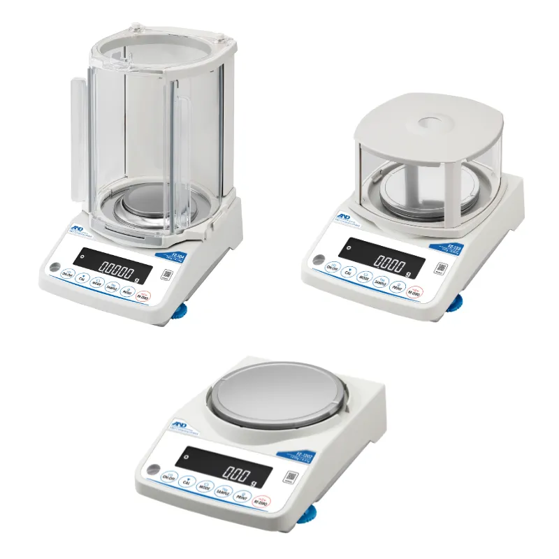 A&D 分析/汎用電子天秤 FZシリーズ｜最小表示0.001g～0.01g ひょう量120g～5200g｜校正分銅内蔵
