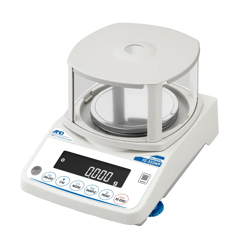 防塵・防水型分析電子天びん FZ-323WP 校正用分銅内蔵型