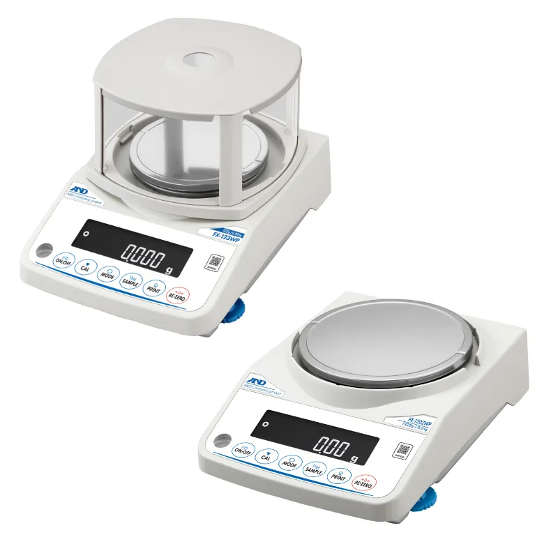 A&D 防塵・防水型分析/汎用電子天秤 FX-WPシリーズ｜最小表示0.001g～0.01g ひょう量122g～3200g