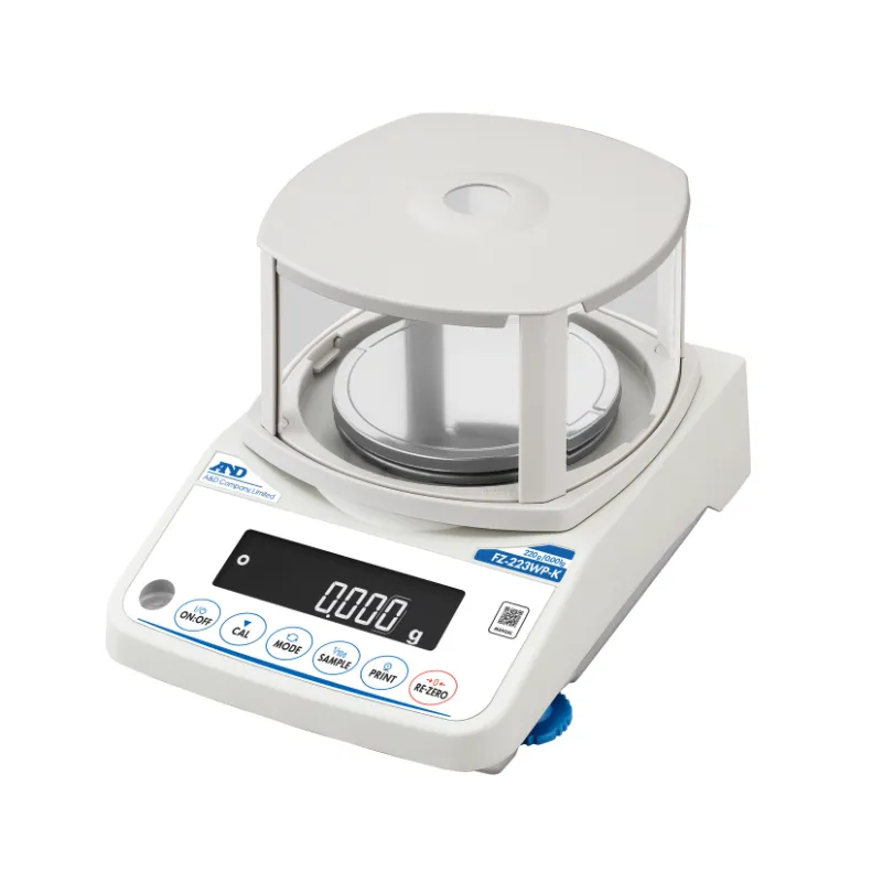 取引・証明用防塵防水型分析電子天びん FZ-223WP-K：校正用分銅内蔵型