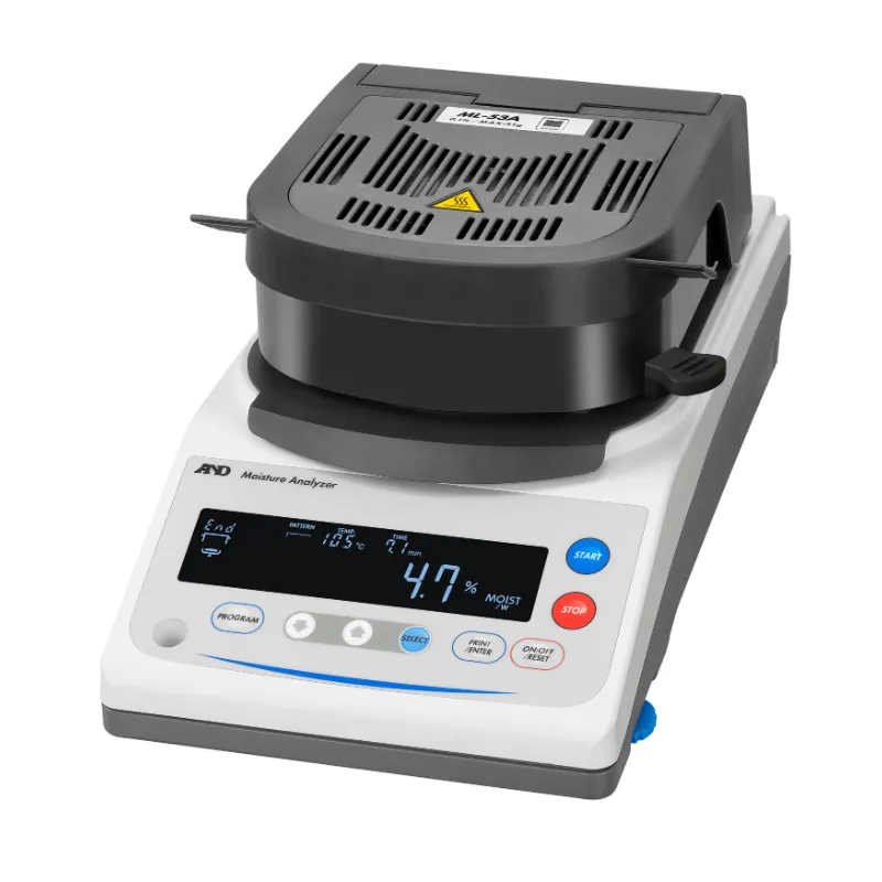 A&D 水分計 ML-53A：液晶表示モデル　出荷時JCSS校正証明書付