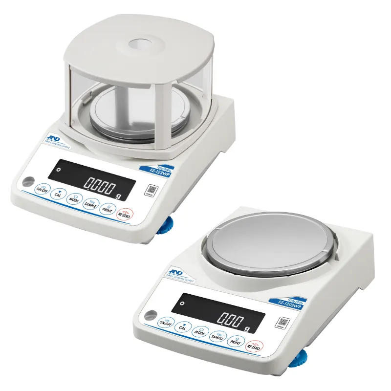 A&D 防塵・防水型汎用電子天秤 FZ-WPシリーズ｜出荷時一般校正証明書付｜最小表示0.001g～0.01g ひょう量122g～3200g｜校正用分銅内蔵