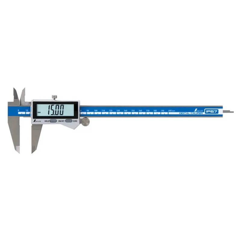 19098：デジタルノギス２００mm 防塵防水 JCSS校正証明書付