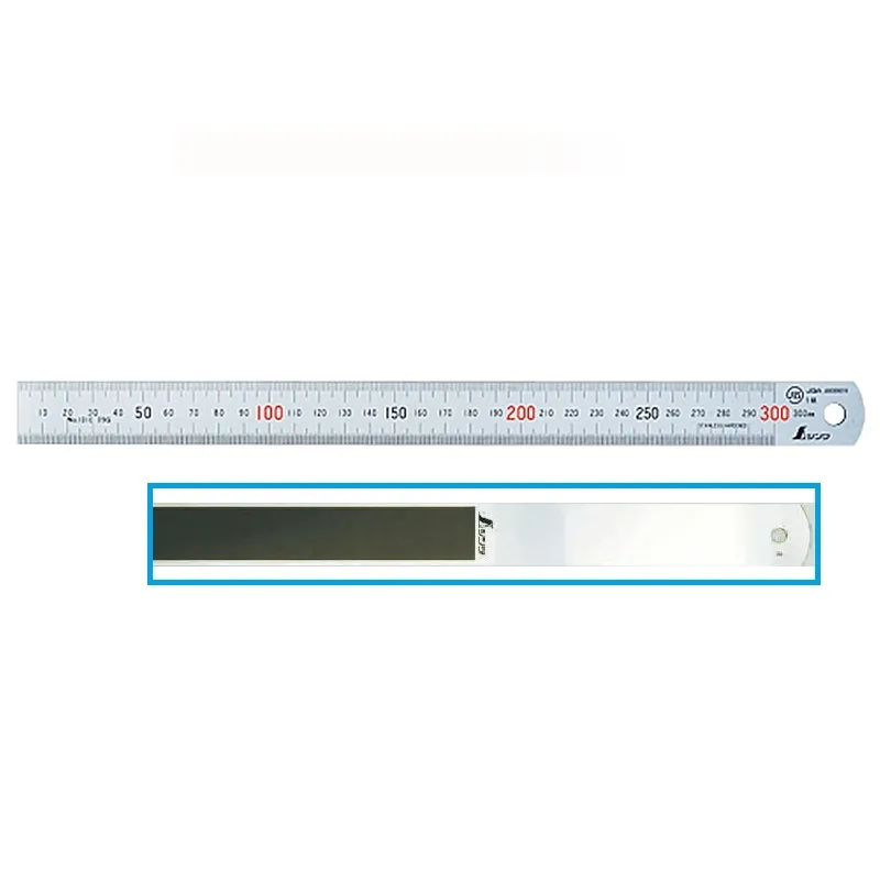 80288：マグネチックスケールシルバー３０cmＪＩＳ JCSS校正証明書付