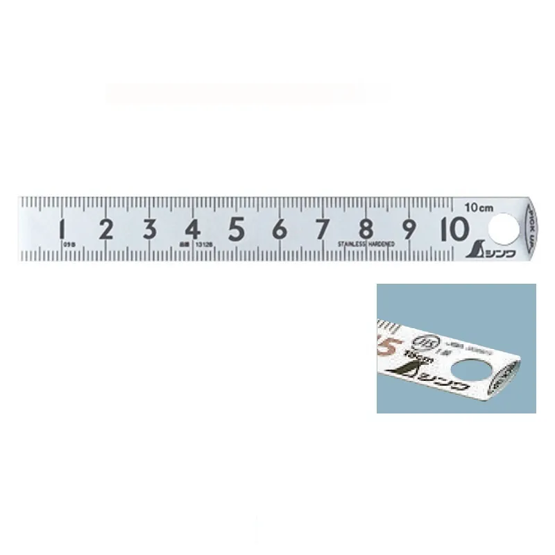 19012：ピックアップスケール　シルバー　10cm JCSS校正証明書付