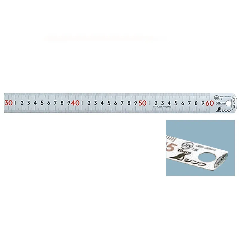 19024：ピックアップスケール　シルバー　60cmＪＩＳ JCSS校正証明書付
