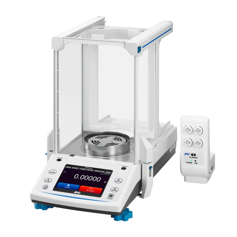 A&D オートドア付き分析天秤 BH-225TE：タッチパネルモデル 出荷時JCSS校正証明書付き