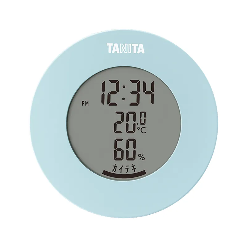 TT-585-BL(ライトブルー)：デジタル温湿度計
